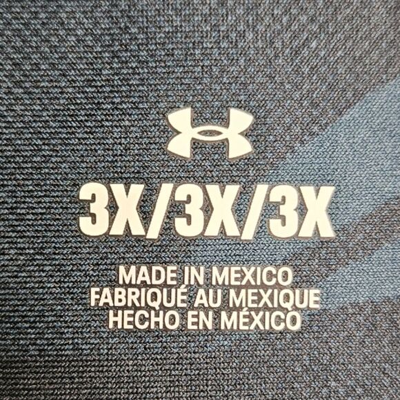 UNDER ARMOUR PLUS Multi- Color leaf Print High Rise Compression Ankle Leggings - Picture 14 of 16